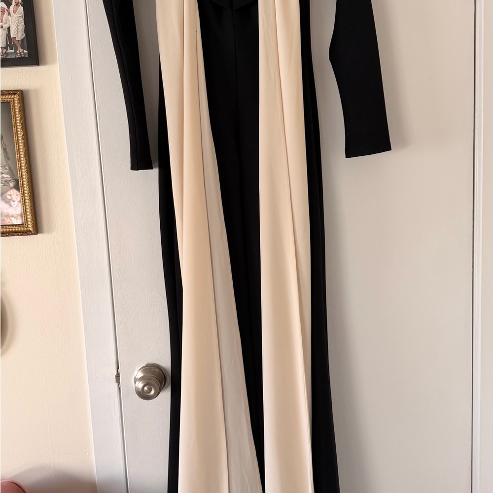 Camila Coelho Black and Cream Dress - Picture 6 of 10